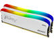 Оперативна памет 32GB (2x16GB) DDR4 3200 MT/s Kingston FURY BEAST White RGB Special Edition