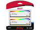 Оперативна памет 32GB (2x16GB) DDR4 3200 MT/s Kingston FURY BEAST White RGB Special Edition
