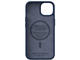 Калъфи Njord Salmon Leather Magsafe за iPhone 14, син