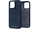 Калъфи Njord Salmon Leather Magsafe за iPhone 14 Pro Max, син
