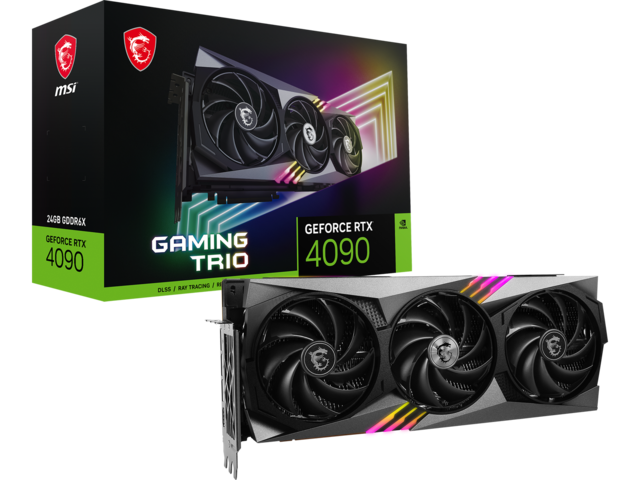 Видео карти MSI GeForce RTX 4090 GAMING TRIO 24G