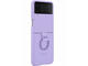 Калъфи Samsung Galaxy Z Flip4 силиконов калъф с пръстен, виолетов