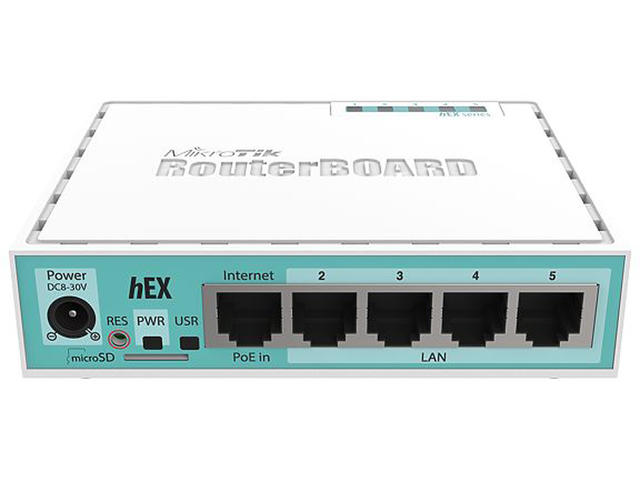 Мрежово оборудване MiKrotik RB750Gr3 hEX