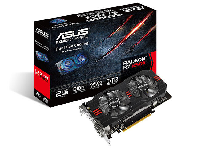 Видео карти ASUS R7 250X 2GD5