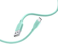 Кабели и Адаптери Cellular line Soft USB към USB-C 1.2 м, зелен