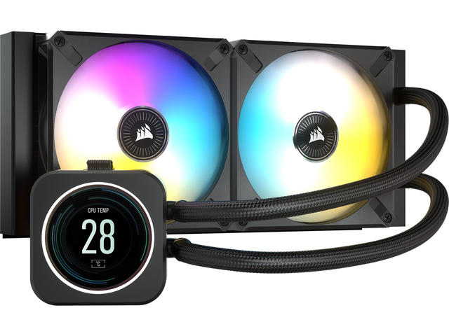Охладители Corsair iCUE H100i ELITE LCD