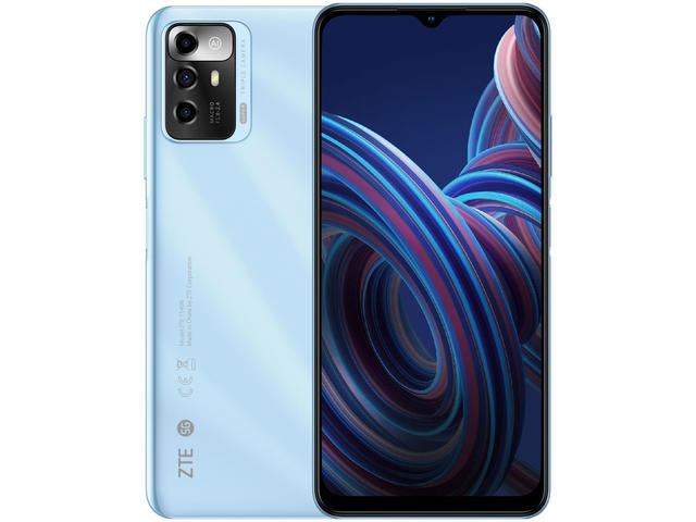 Смартфони ZTE Blade A72 5G 64GB, Pearlescent Blue