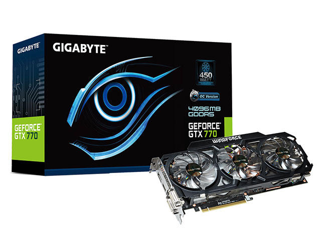 Видео карти GIGABYTE GeForce GTX 770 - N770OC-4GD ver 2.0
