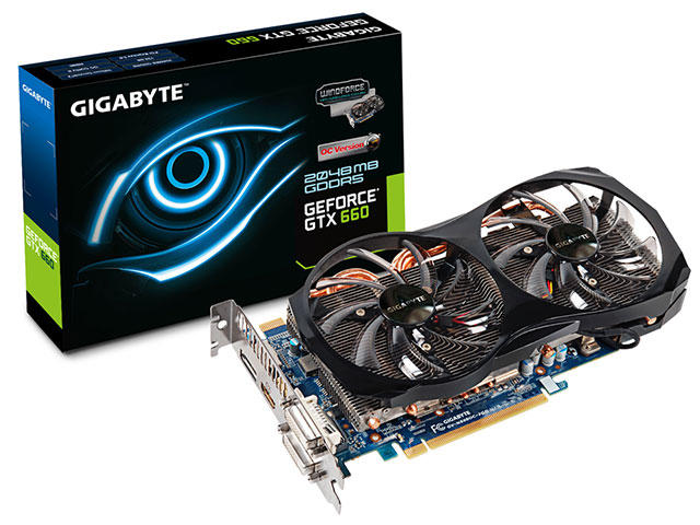 Видео карти Gigabyte GeForce GTX 660 2GB GDDR5 OC