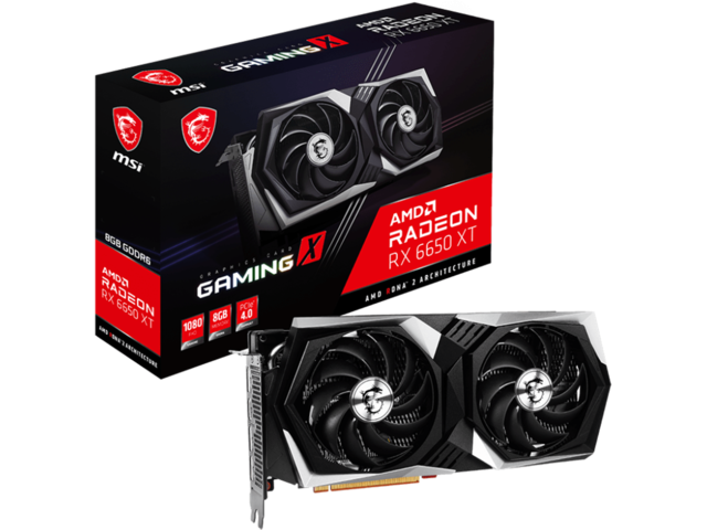 Видео карти MSI Radeon RX 6650 XT GAMING X 8G