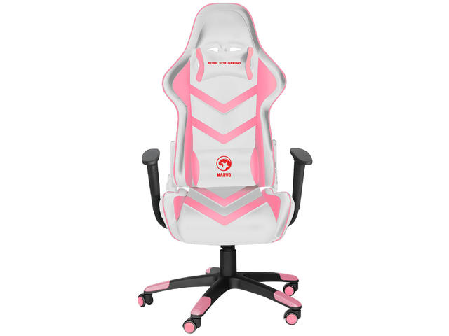 Геймърски столове Marvo CH-106 v2 White-Pink