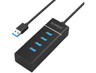 USB Хъб Orico USB3.0 HUB 4 порта,черен