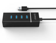 USB Хъб Orico USB3.0 HUB 4 порта,черен