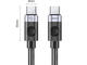 Кабели и Адаптери Orico кабел USB C-към-C PD 100W за зареждане 1.5 м черен