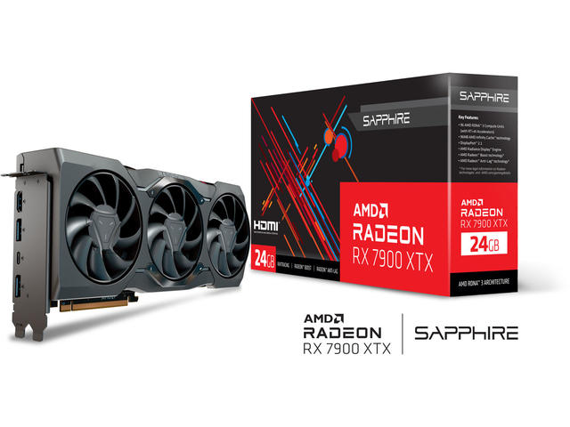 Видео карти Sapphire AMD Radeon RX 7900 XTX 24GB