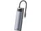 USB Хъб Baseus USB-C Metal Gleam Series 8-в-1 Hub (CAHUB-CV0G) 