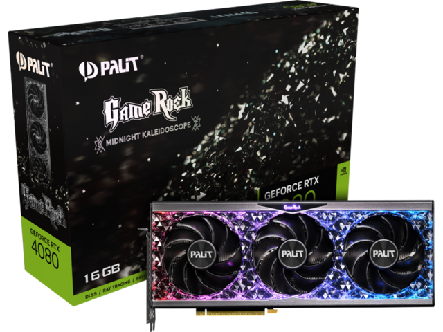 Видео карти Palit GeForce RTX 4080 GameRock 16GB