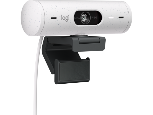 Уеб камери Logitech Brio 500, White