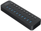 USB Хъб Orico CT2U3-10AB-BK
