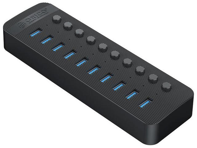 USB Хъб Orico CT2U3-10AB-BK