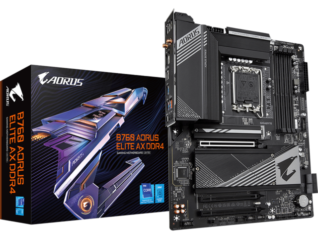 Дънни платки GIGABYTE B760 AORUS ELITE AX DDR4