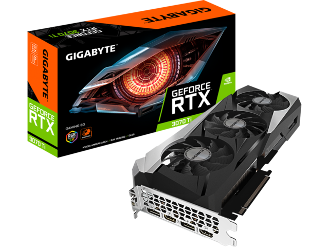 Видео карти GIGABYTE GeForce RTX 3070 TI GAMING