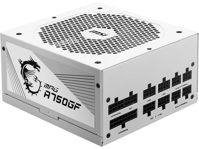 Захранвания за компютри MSI MPG A750GF White
