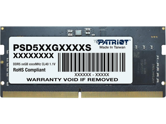 Оперативна памет 8GB DDR5 4800Mhz Patriot Signature SODIMM