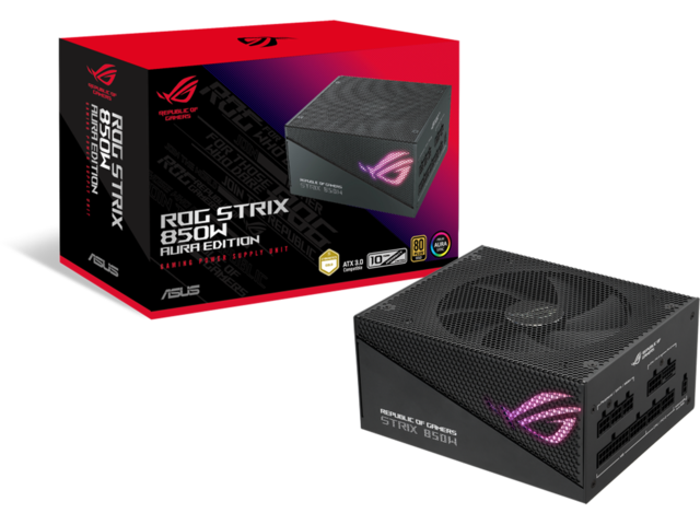 Захранвания за компютри ASUS ROG Strix 850W Gold Aura Edition ATX 3.0