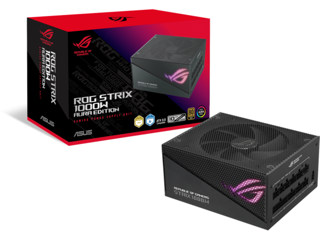 Захранвания за компютри ASUS ROG Strix 1000W Gold Aura Edition ATX 3.0