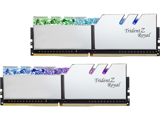 Оперативна памет 16GB (2x8GB) DDR4 3600 MT/s G.SKILL Trident Z Royal Silver