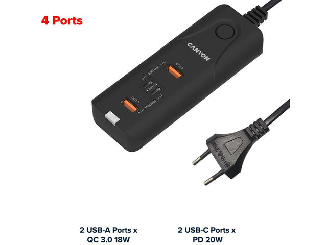 USB Хъб Canyon H-10 CNE-CHA10B
