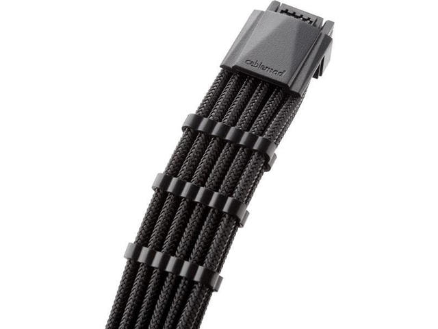 Кабели за компоненти CableMod PRO ModMesh 12VHPWR към 3x8Pin PCI-E кабел - 45cm Black