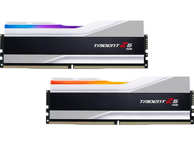 Оперативна памет 64GB (2x32GB) DDR5 6400MT/s G.SKILL Trident Z5 Silver RGB