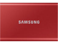 Външни SSD 1TB Samsung Portable SSD T7 Metallic Red