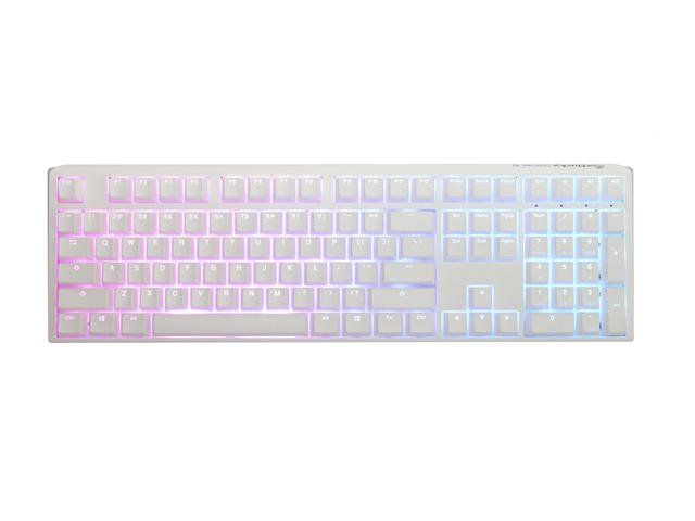 Клавиатури Ducky One 3 Pure White Full Size Hotswap Cherry MX Blue