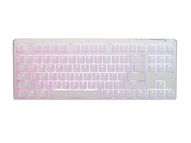 Клавиатури Ducky One 3 Pure White TKL Hotswap Cherry MX Blue