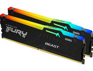 Оперативна памет 64GB (2x32GB) DDR5 5200 MT/s Kingston FURY BEAST RGB CL36