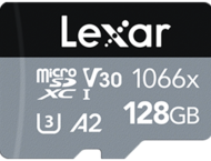 Карти памет 128GB Lexar® High-Performance 1066x microSDXC™ UHS-I, C10 A2 V30 U3
