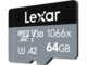Карти памет 64GB Lexar® High-Performance 1066x microSDXC™ UHS-I, C10 A2 V30 U3