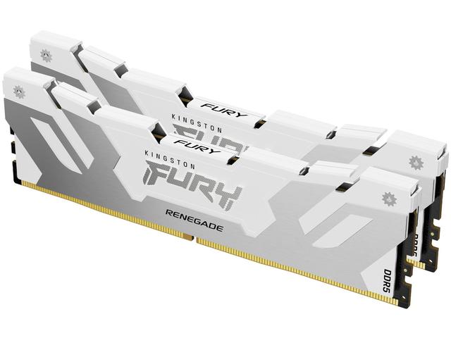 Оперативна памет 32GB (2x16GB) DDR5 6400 MT/s Kingston Fury Renegade White