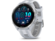 Смарт часовници Garmin Forerunner 965 Titanium безел/Whitestone корпус/Whitestone/Powder Grey силиконова каишка