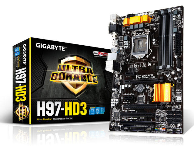 Дънни платки GIGABYTE H97-HD3