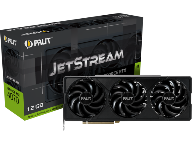 Видео карти PALIT GeForce RTX 4070 JetStream 12GB