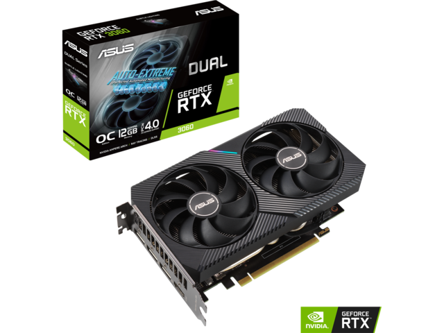 Видео карти ASUS DUAL GeForce RTX 3060 OC 12GB