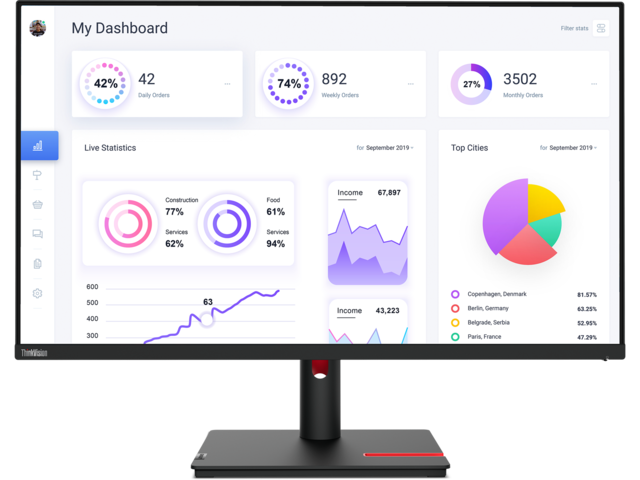 Монитори Lenovo ThinkVision T32p-30