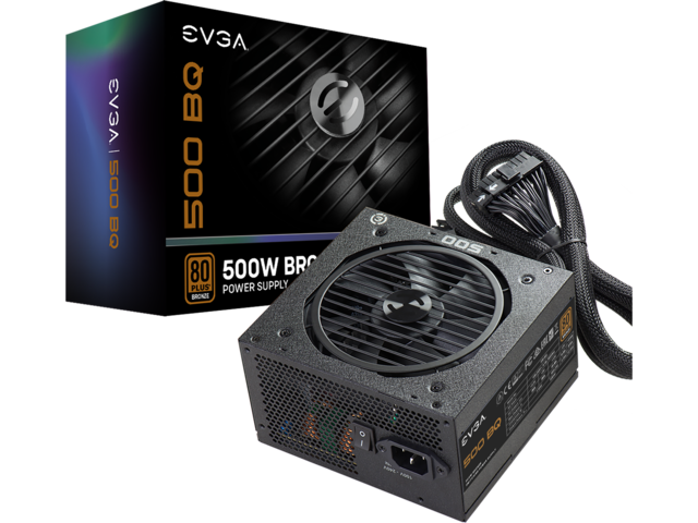Захранвания за компютри EVGA 500 BQ 80+ Bronze