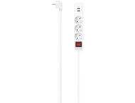 Разклонители Hama разклонител 3 гнезда, USB-A 17 W