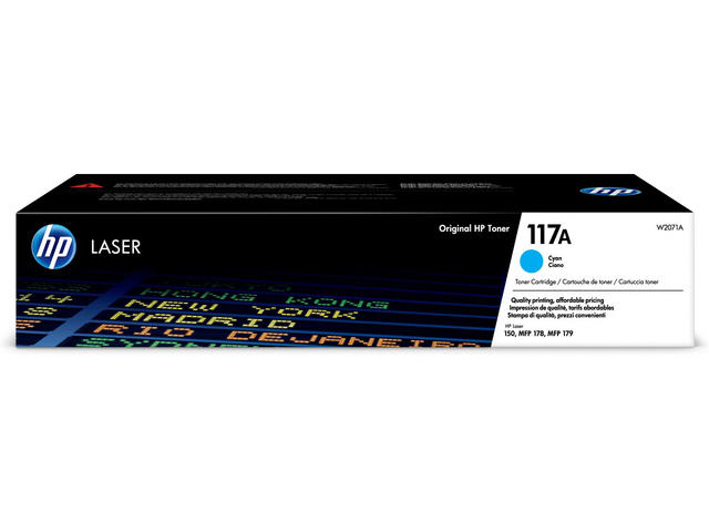 Консумативи Оригинален тонер HP 117A Cyan