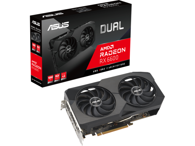 Видео карти ASUS Dual Radeon RX 6600 8GB V2